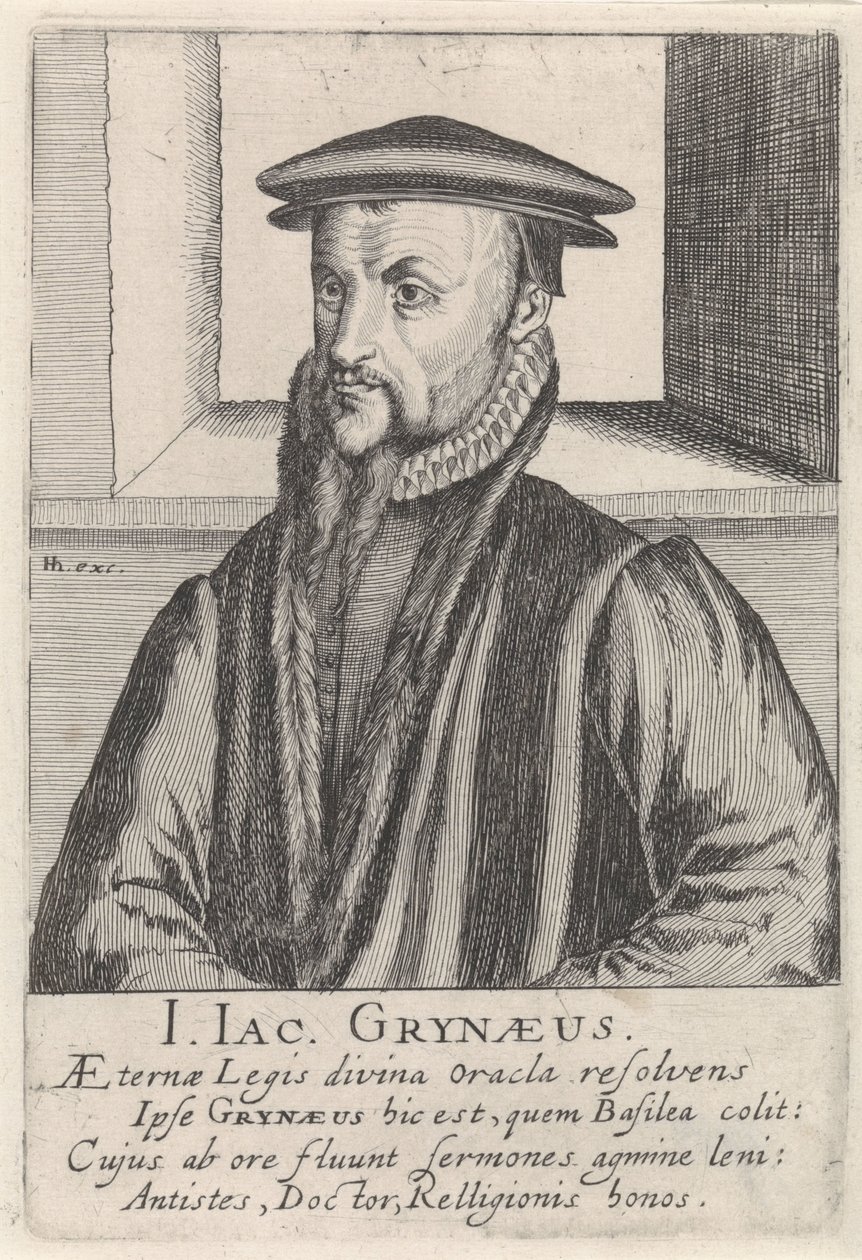 Portrait de Johann-Jacob Grynaeus - Simon Frisius