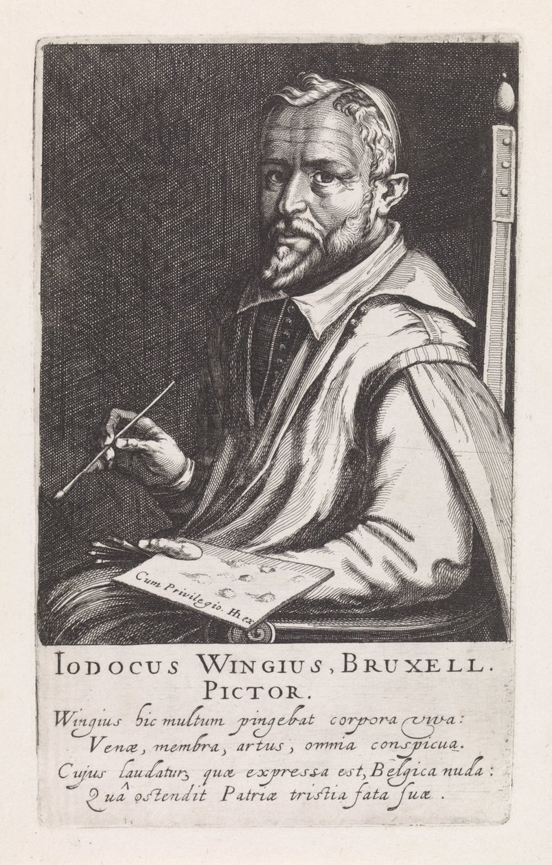 Portrait de Joos Winghe - Simon Frisius