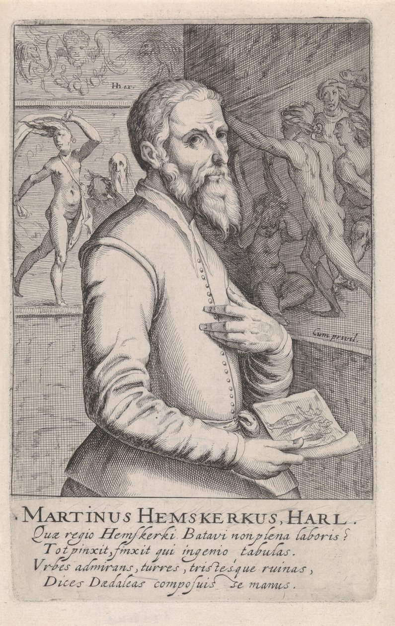 Portrait de Maarten van Heemskerck - Simon Frisius