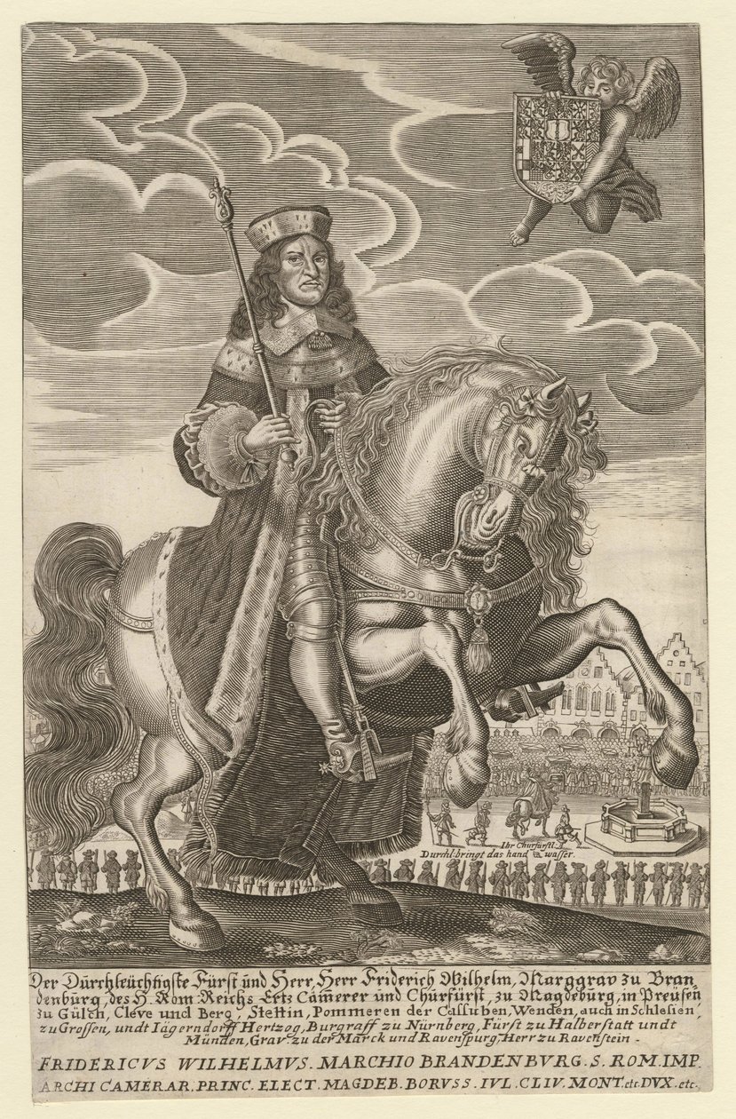 Portrait de Frédéric-Guillaume Ier de Brandebourg - Simon Grimm