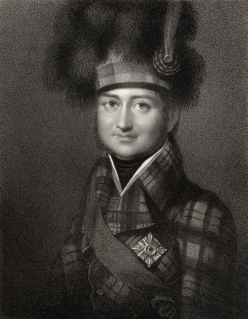 James Duff, 4e comte de Fife, gravé par W. Holl, de 