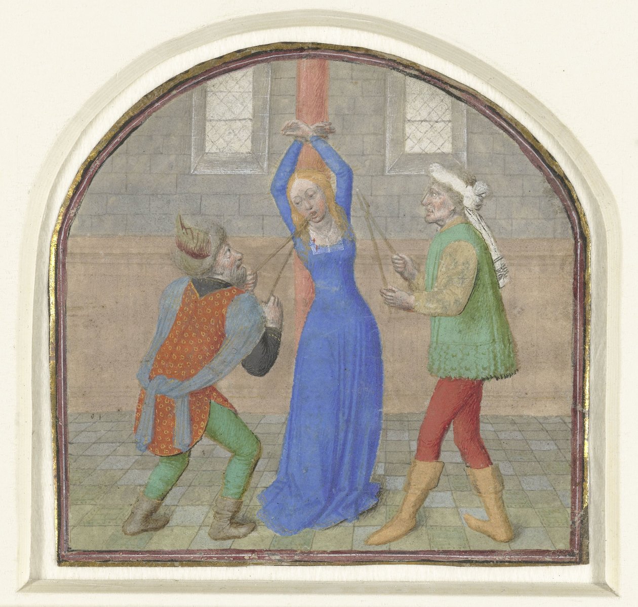 Le martyre de Sainte Apollonie - Simon Marmion