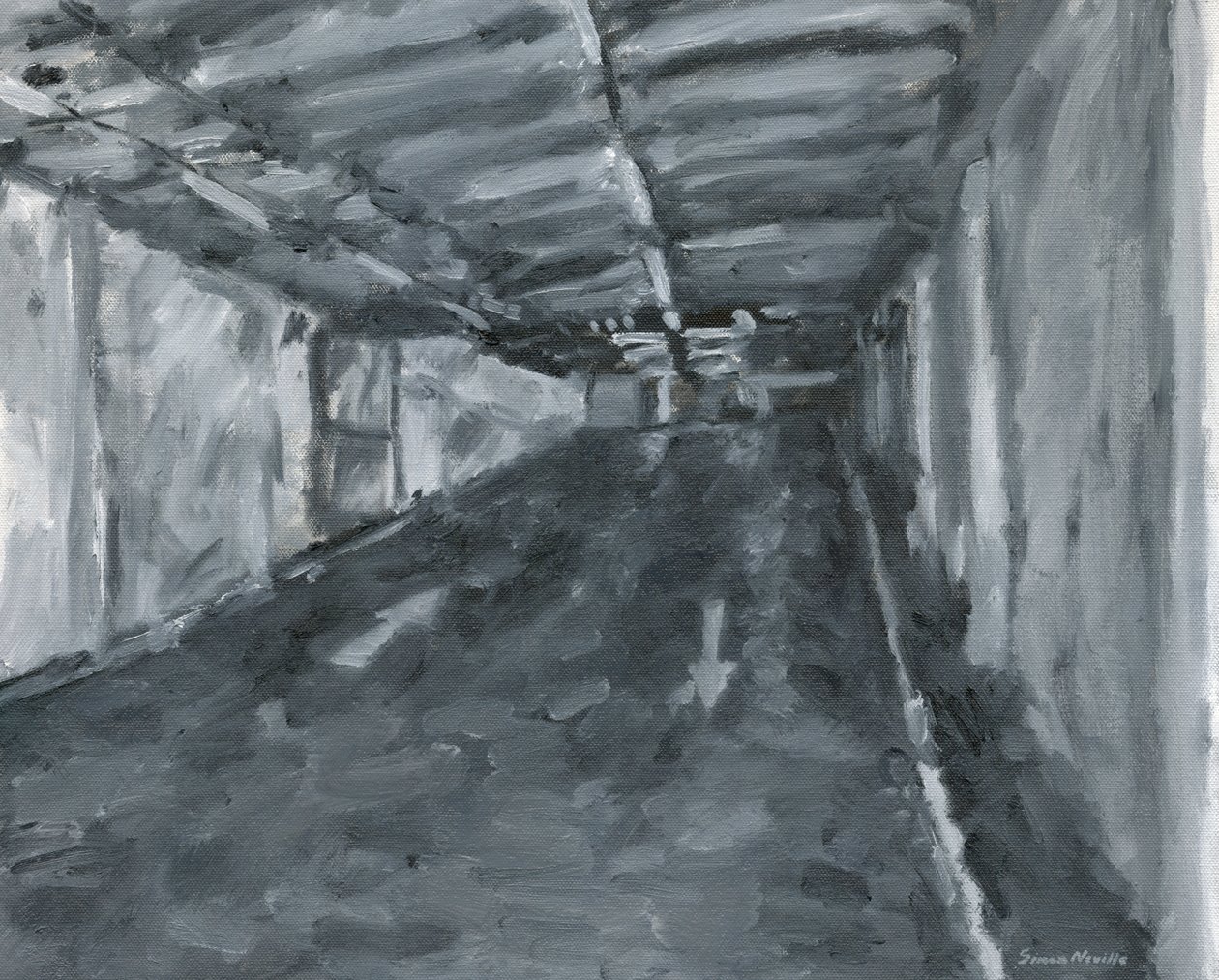 Intérieur du parking n°11, 2023 - Simon Neville
