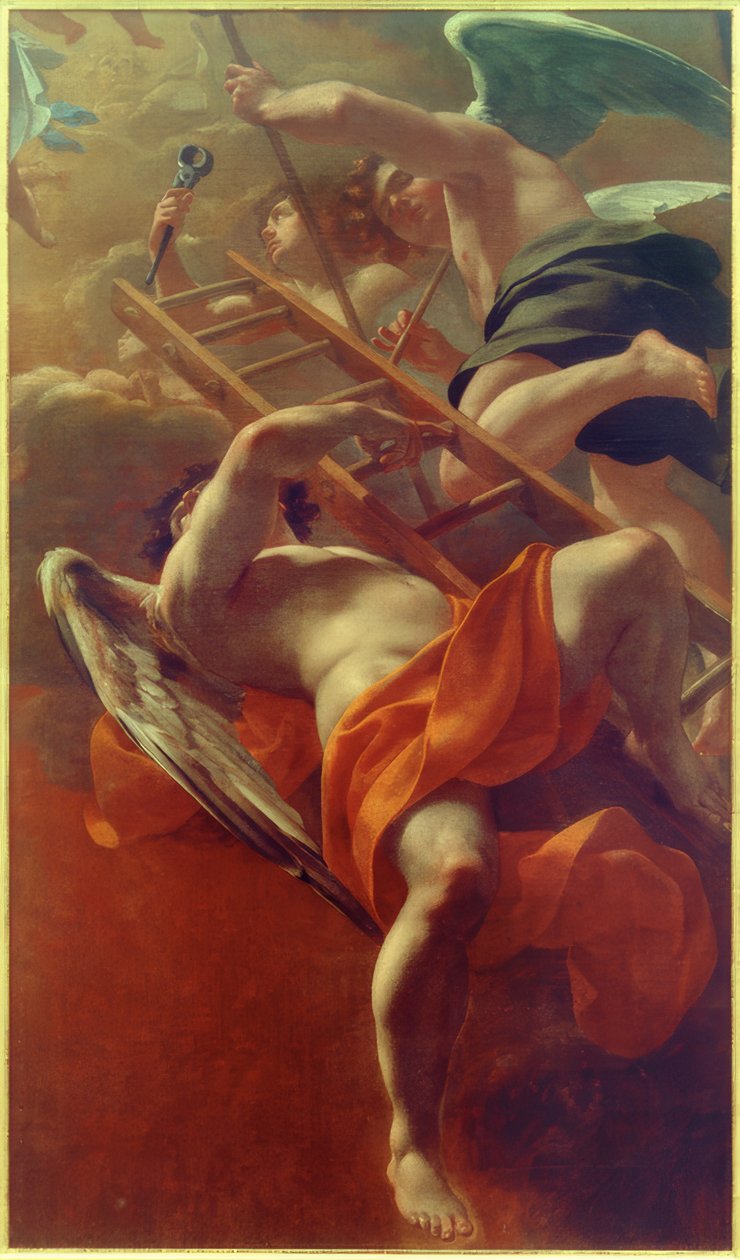 Ange avec les instruments de la Passion - Simon Vouet