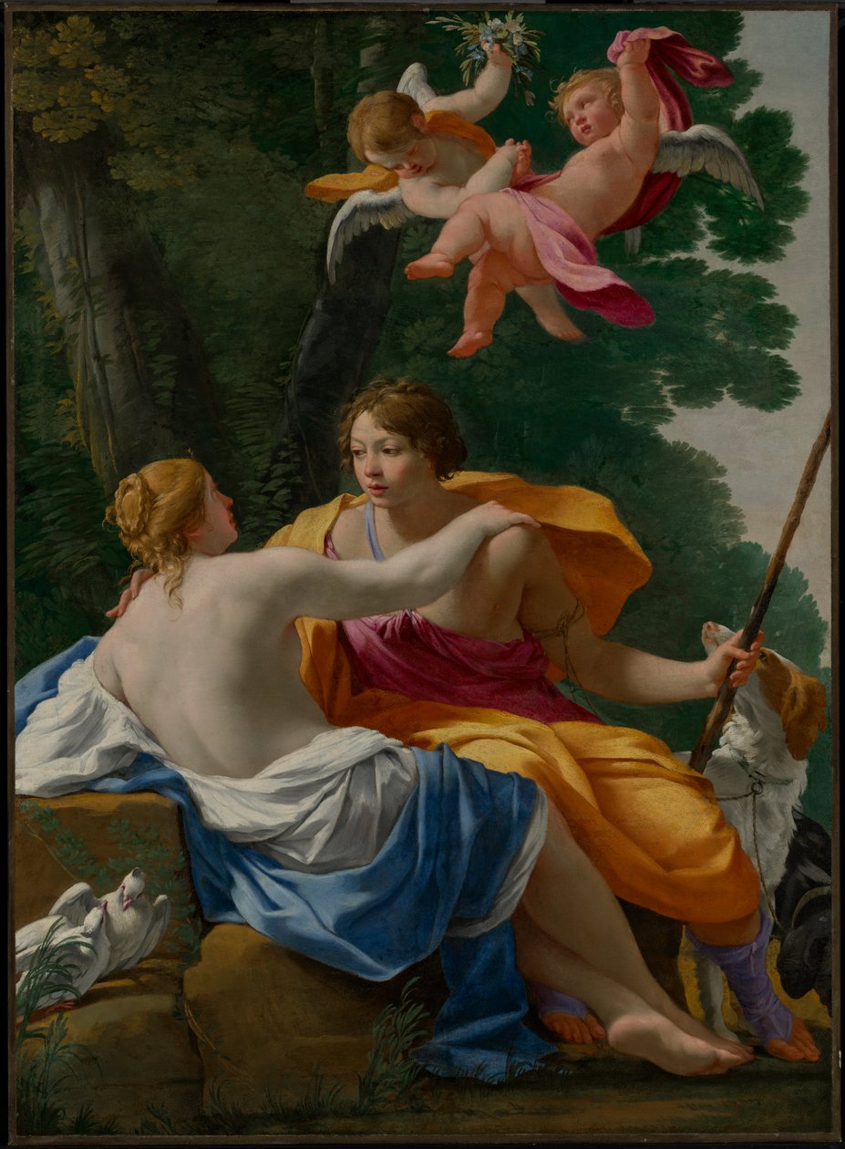 Venus und Adonis - Simon Vouet