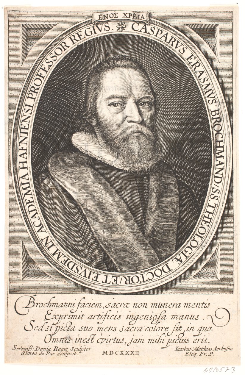 Évêque Jesper Rasmussen Brochmand - Simon de Pas