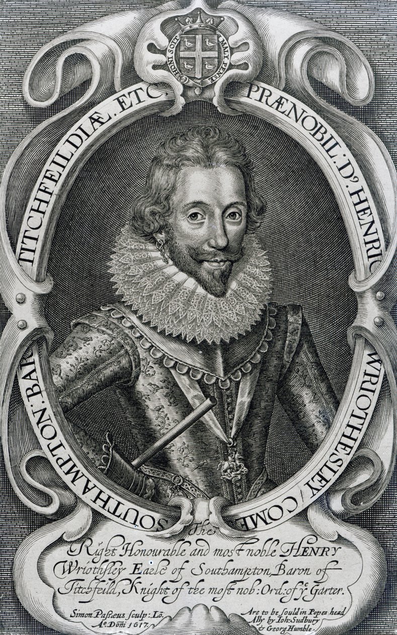 Henry Wriothesley, 3e comte de Southampton, 1617 - Simon de Passe