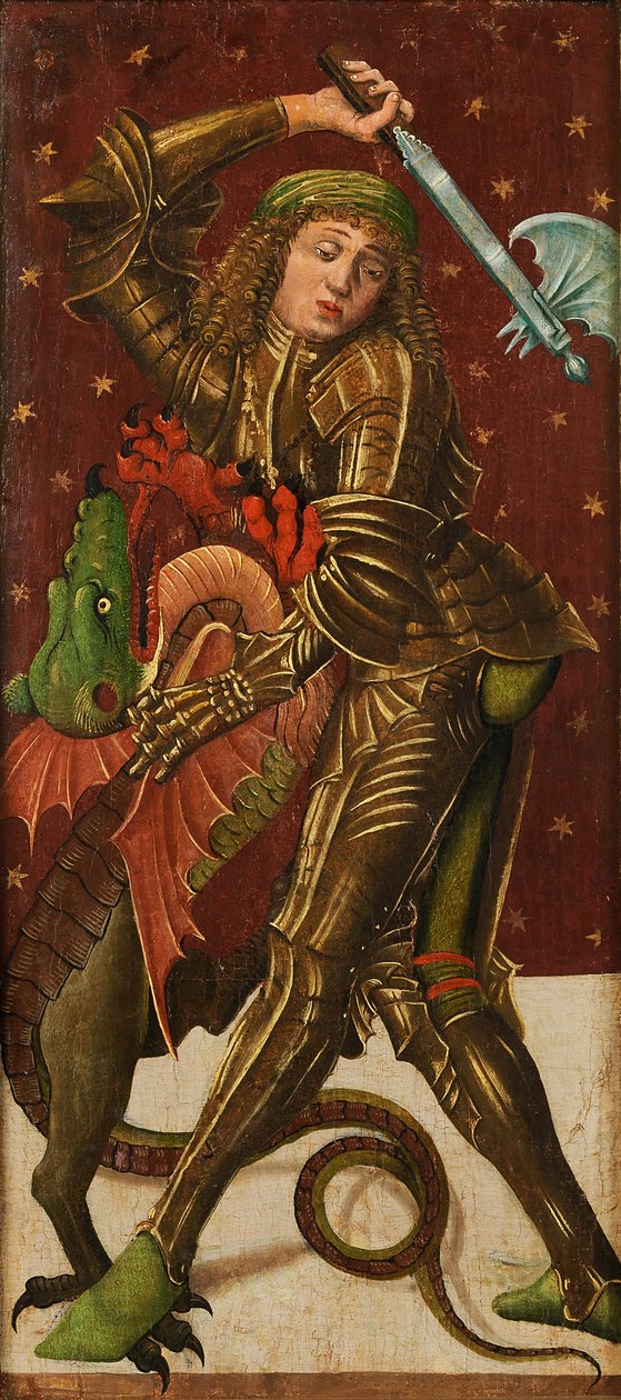 Saint Georges en tueur de dragon - Simon von Taisten