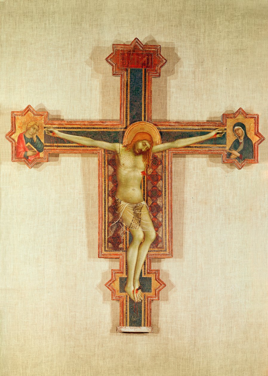 Crucifix avec La Vierge et Saint Jean - Simone Martini