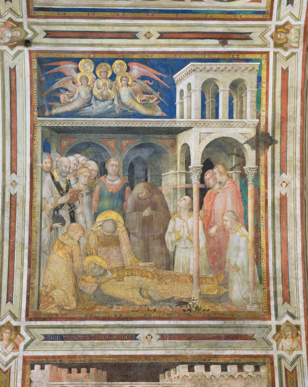 La Mort de Saint Martin, de la Vie de Saint Martin, vers 1322-26 - Simone Martini