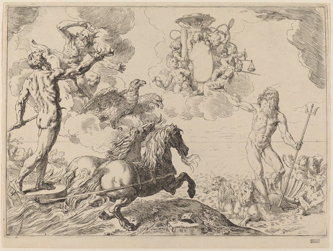 Jupiter, Neptune et Pluton - Simone Cantarini