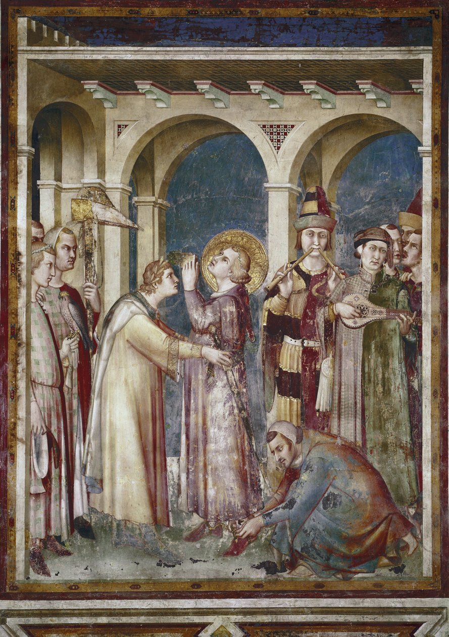Fresque de la vie de Saint Martin (détail) - Simone Martini