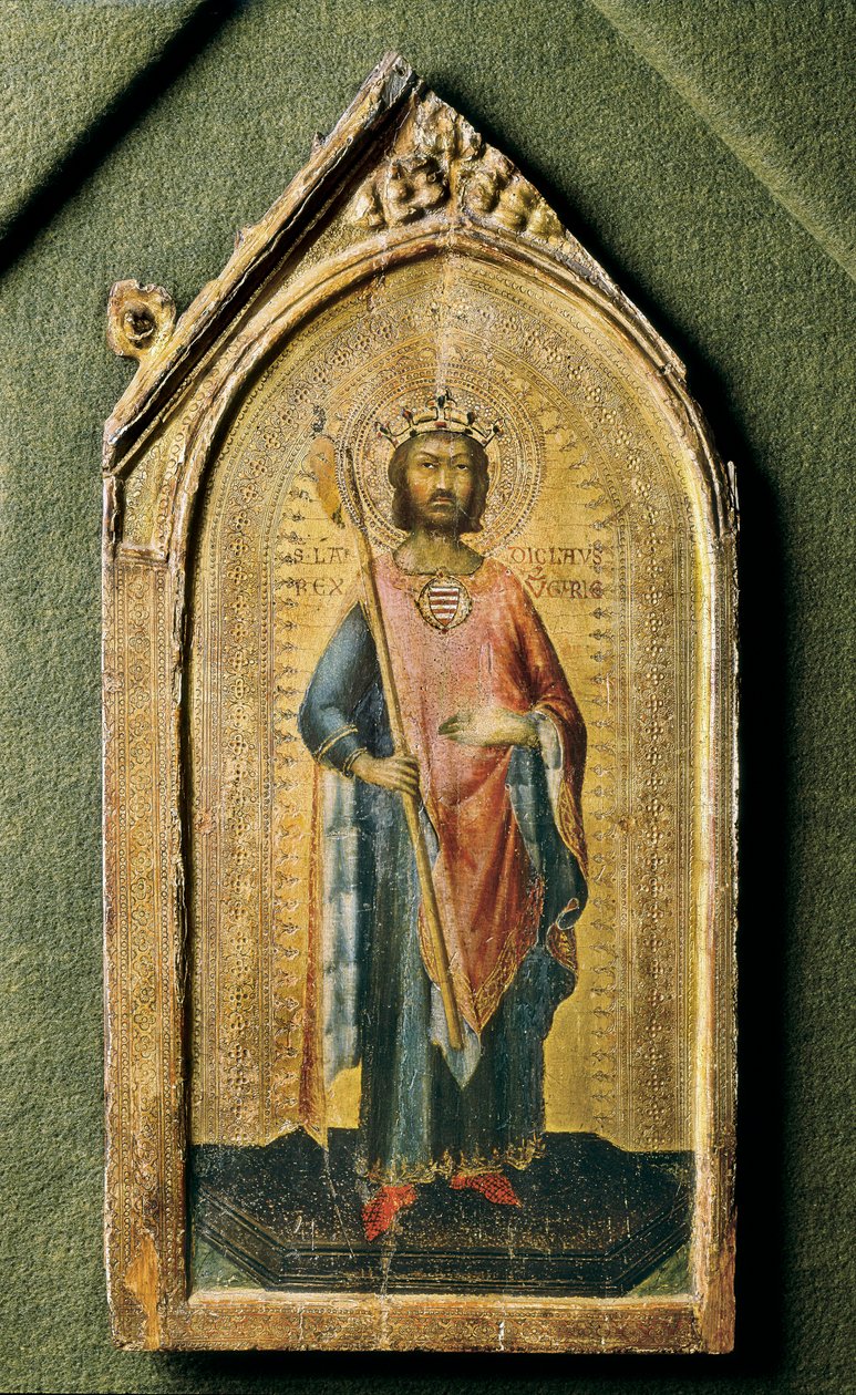 Portrait de Saint Ladislas, par Simone Martini, tempera sur bois, c.1326 - Simone Martini
