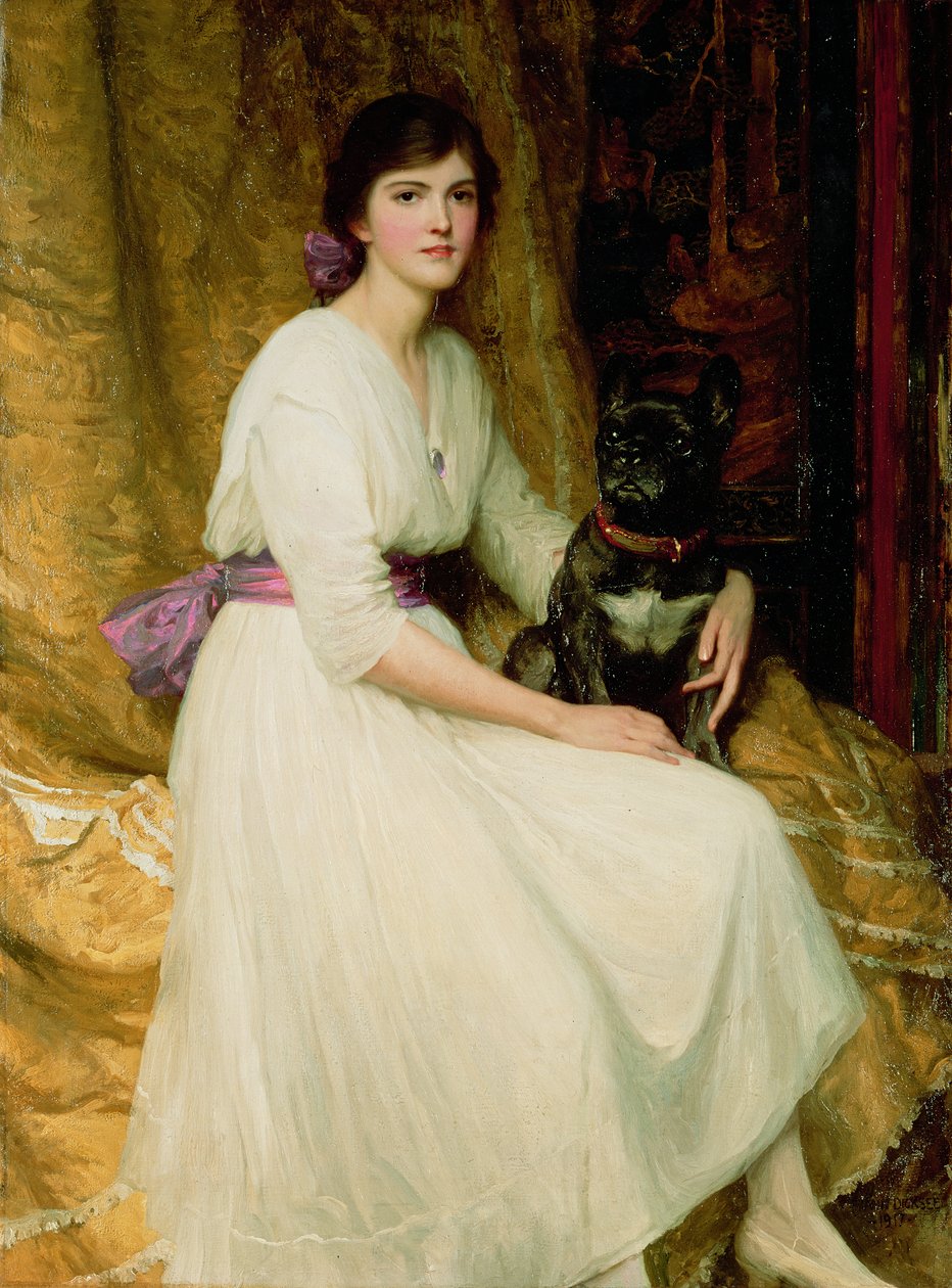 Portrait de Mlle Dorothy Dicksee - Frank Dicksee