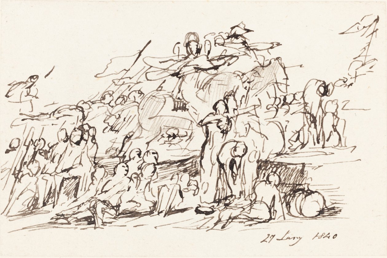 Scène de bataille - Sir David Wilkie