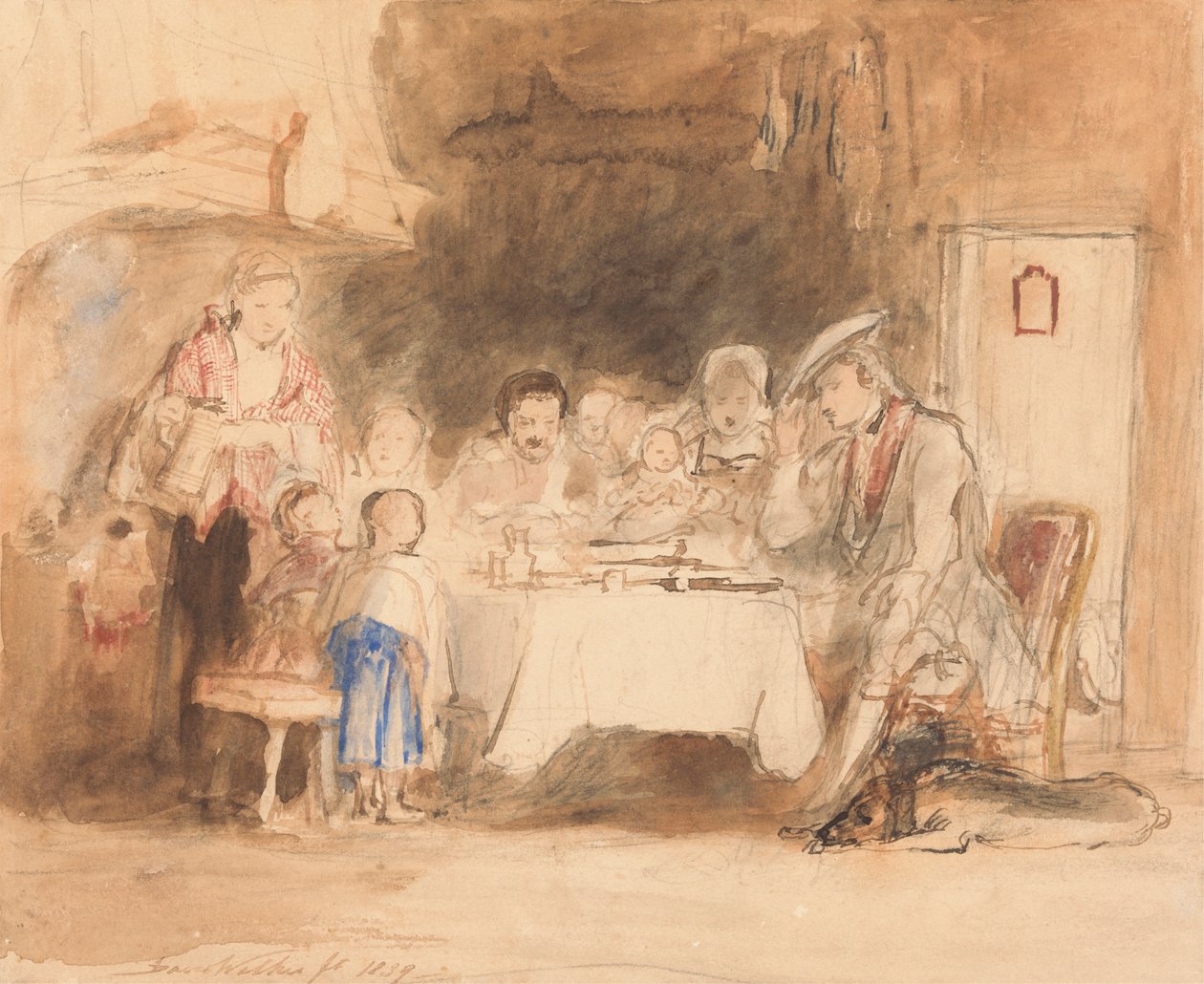La Grâce avant le repas - Sir David Wilkie