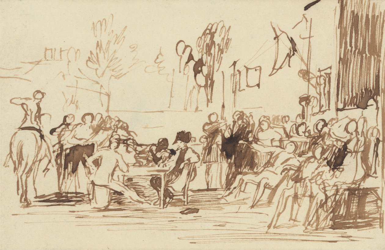 Les pensionnaires de Chelsea lisant la dépêche de Waterloo - Sir David Wilkie