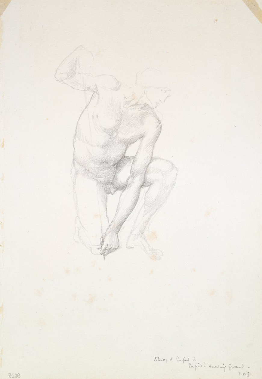 Étude pour Cupidon - Sir Edward Burne Jones