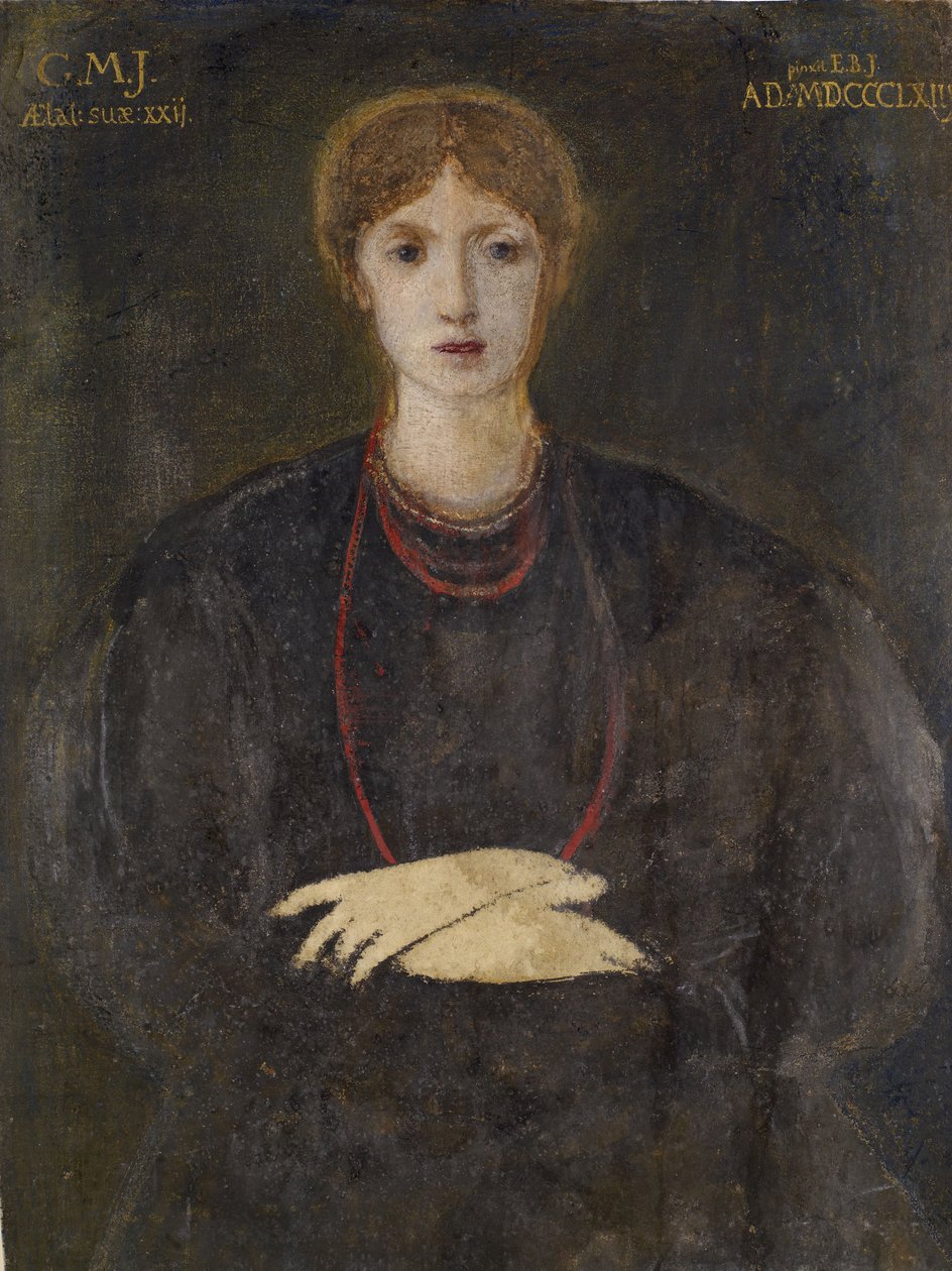Portrait de Georgiana Burne-Jones 1840-1920, 1863 - Sir Edward Coley Burne Jones