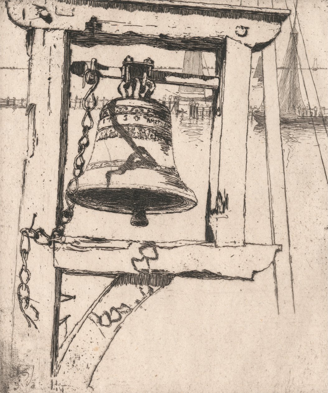 La cloche de Dijk, Volendam - Sir Frank Short