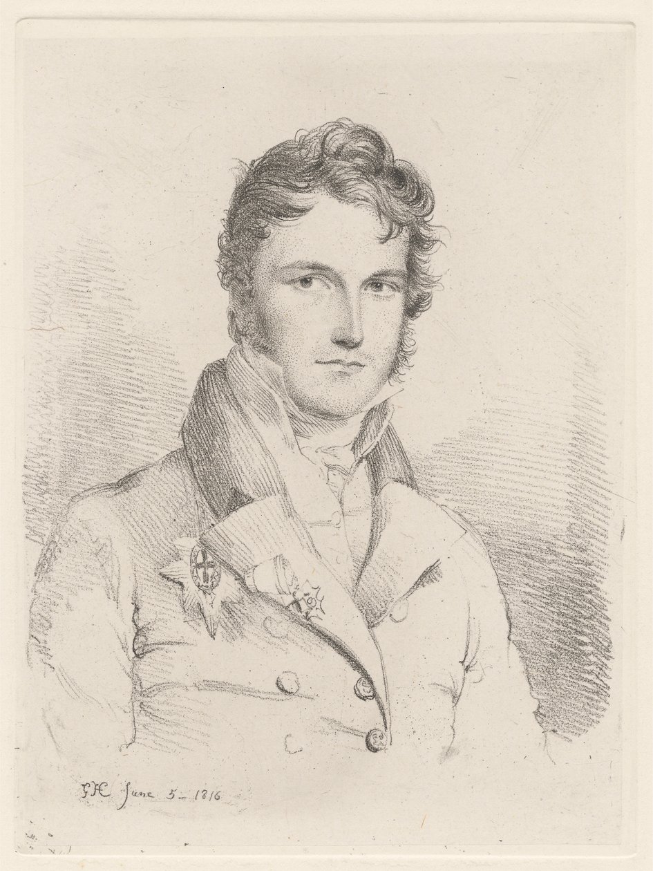 S.A.R. le Prince Léopold, oncle de la Reine Victoria - Sir George Hayter