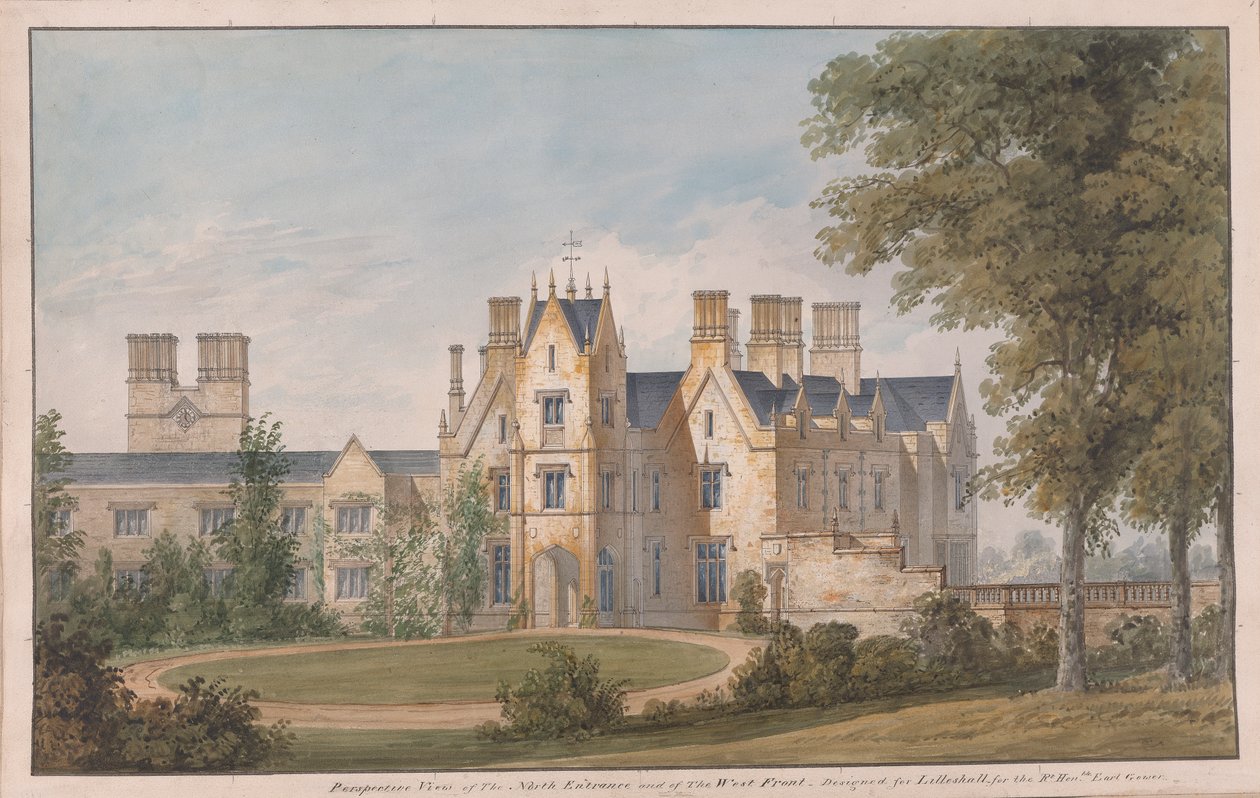 Lilleshall, Shropshire : vue de l