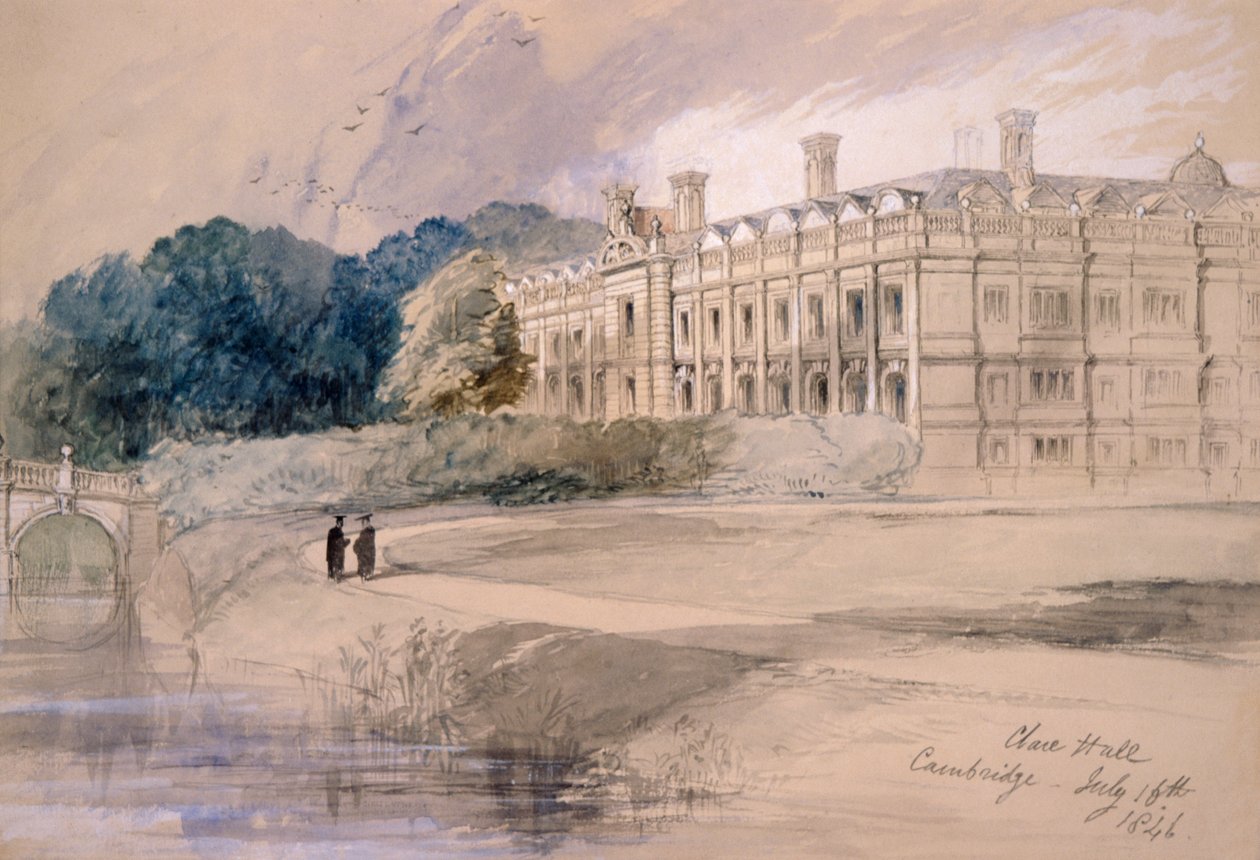 Clare Hall, Cambridge, 1846 - Sir John Gilbert