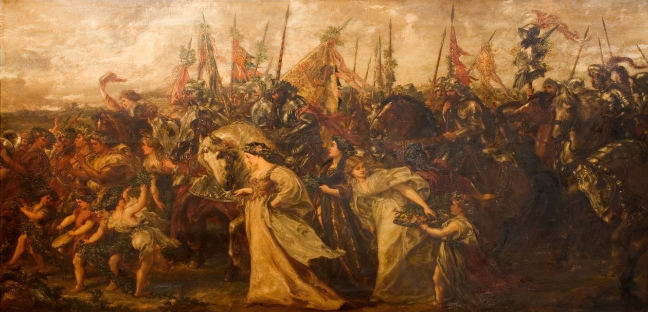 Le retour des vainqueurs, 1878-1879 - Sir John Gilbert
