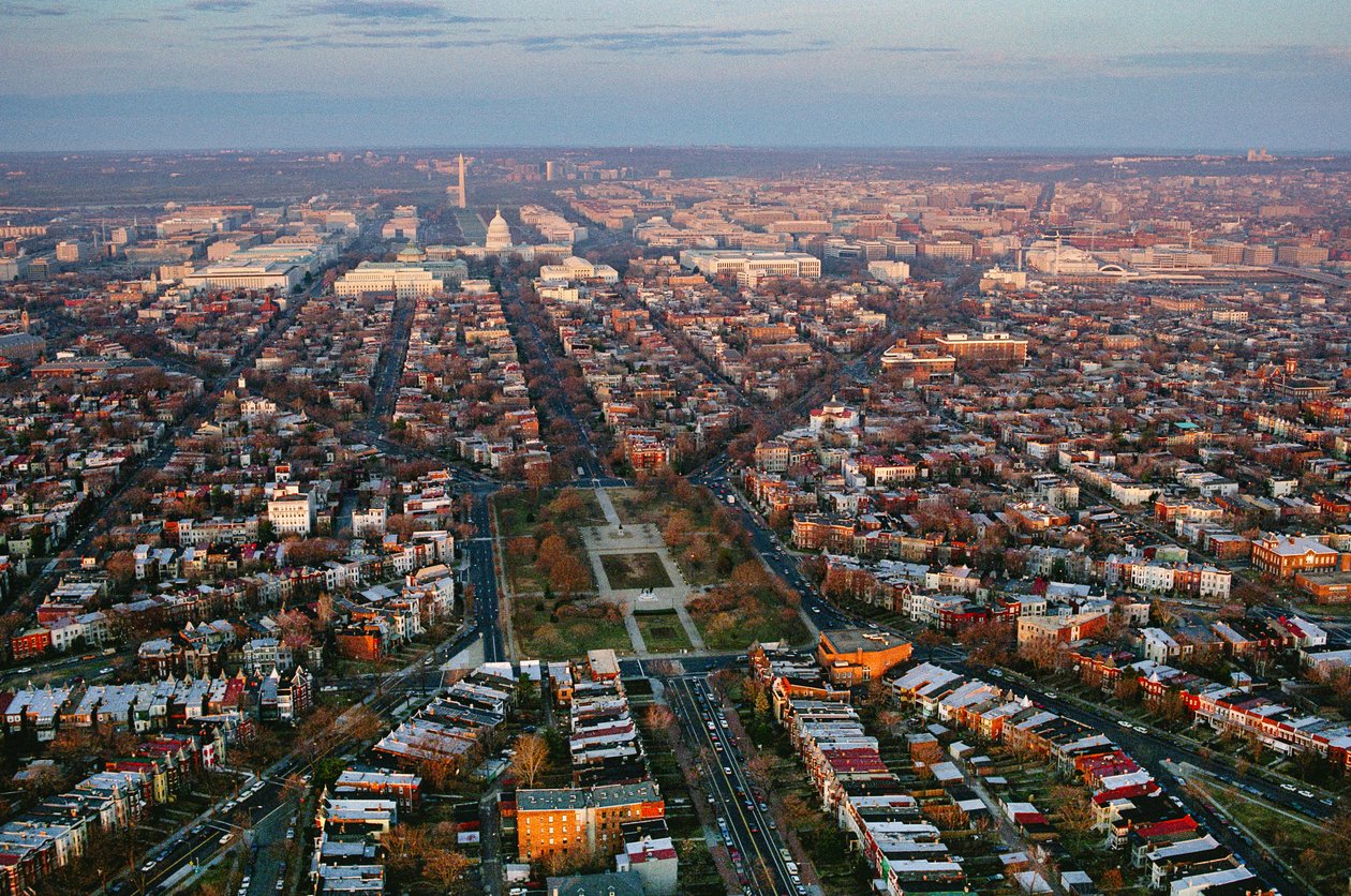 Vue de la ville vers l
