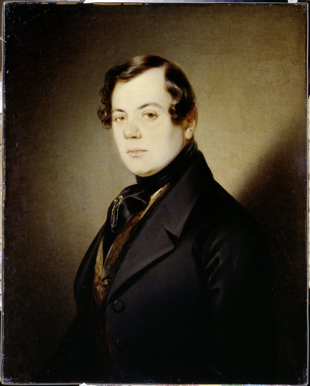 Portrait du poète Vladimir Grigorievitch Benediktov - Sándor Kozina