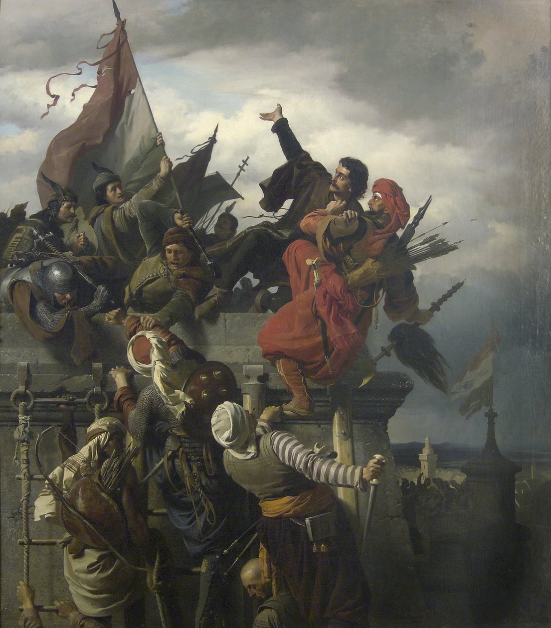 Le Sacrifice de soi de Titusz Dugovics, 1859 - Alexander von Wagner