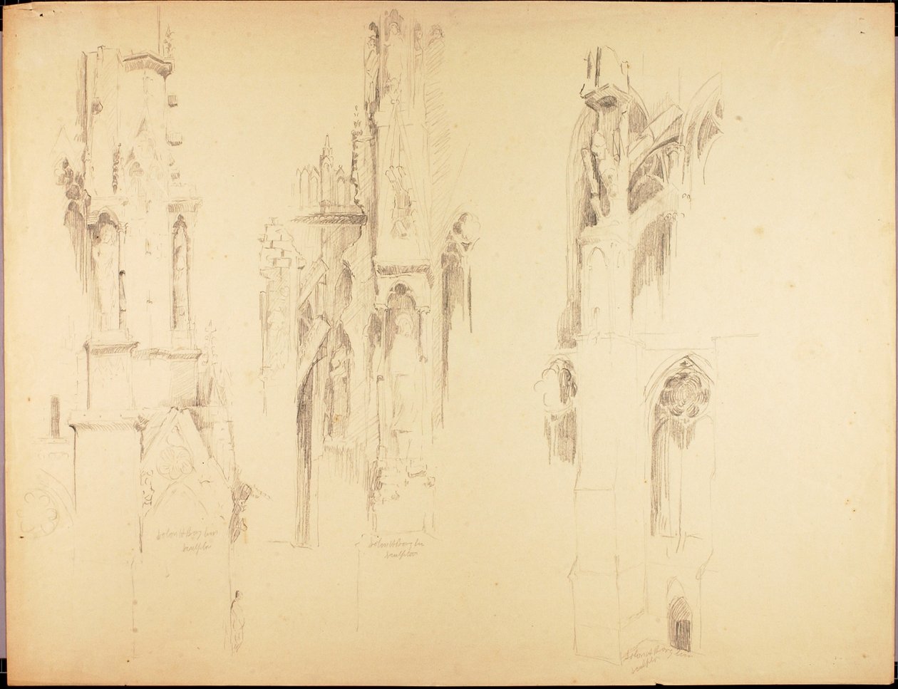 Études sur les cathédrales - Solon H. Borglum