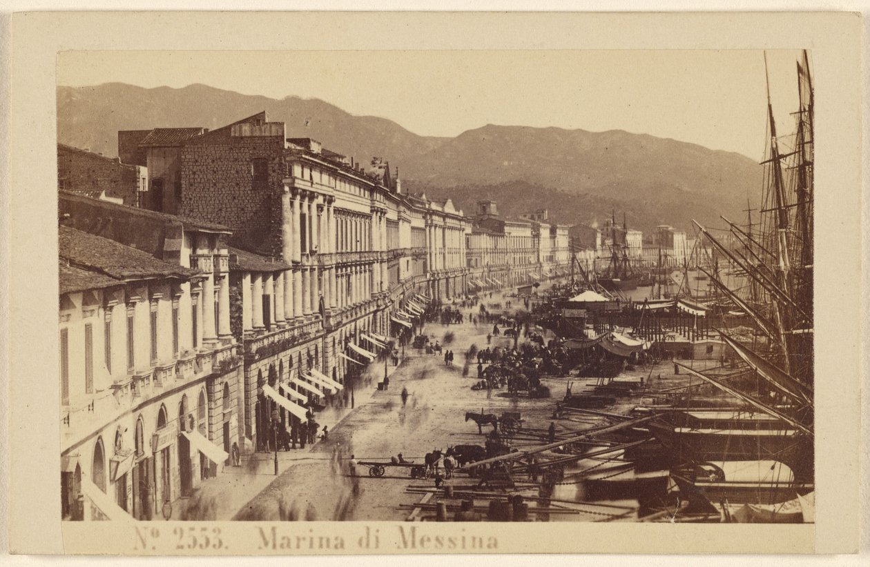 Marina di Messina. - Sommer and Behles