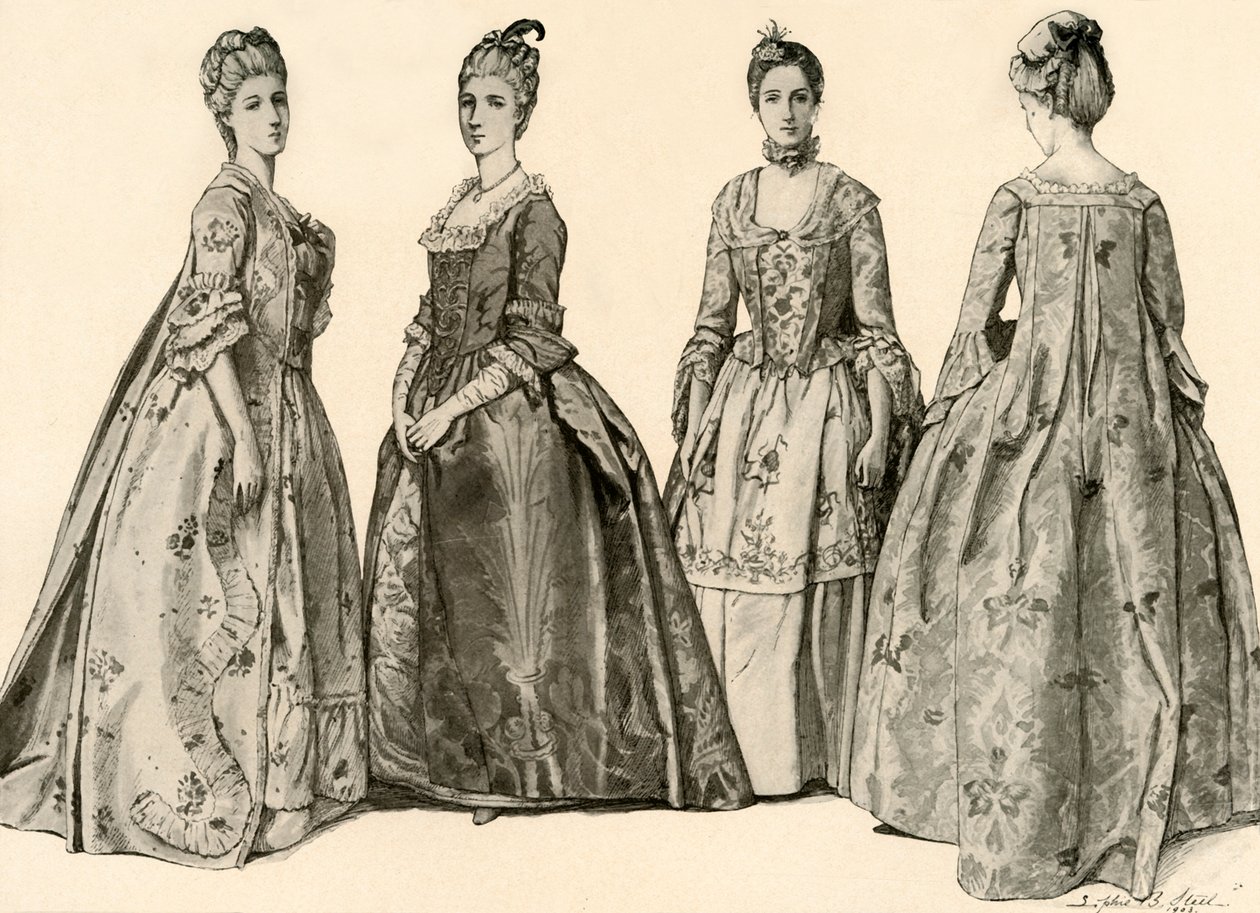 Vêtements sous le règne de George II - Sophie B. Steel