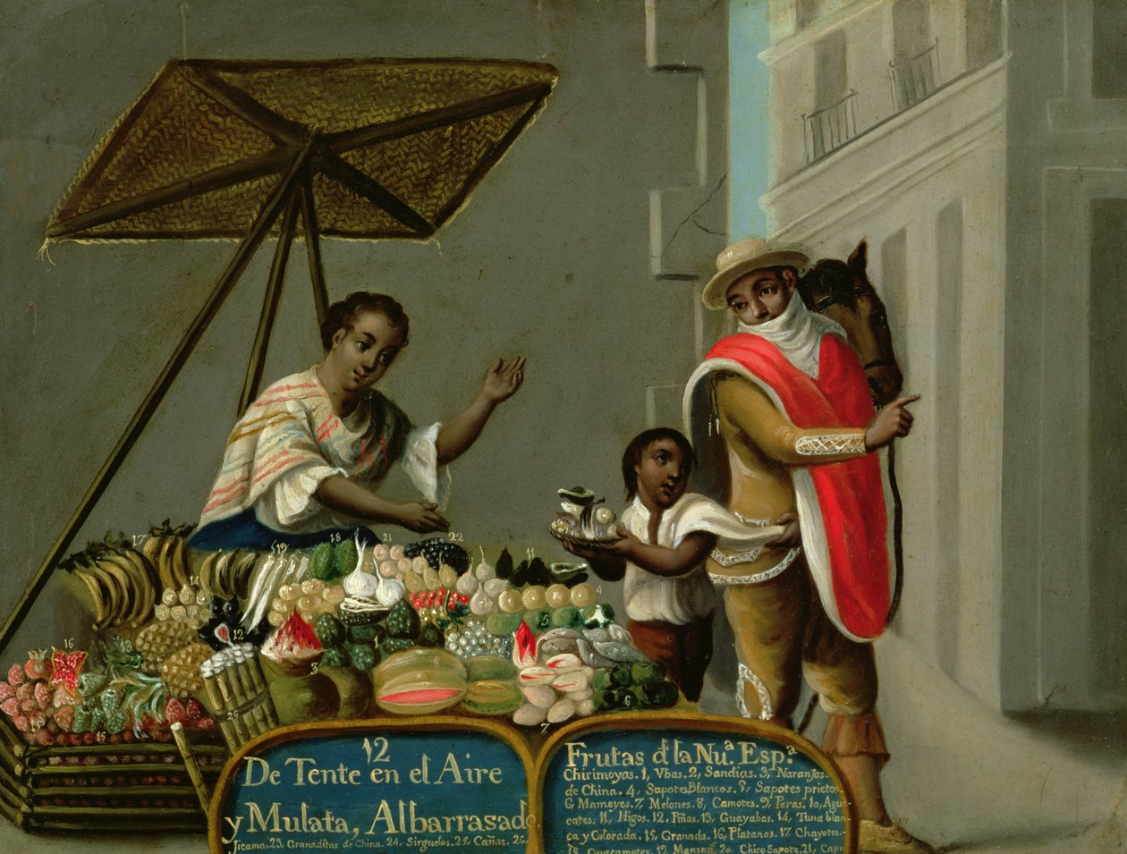 Un homme de couleur et sa femme mulâtre, d