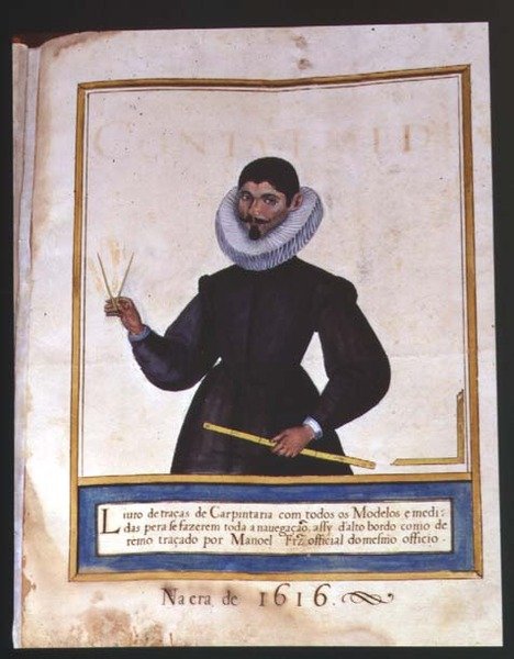 Première page du Livro de Traca de Carpintero (Livre des Dessins de Charpenterie), 1616 - Spanish School