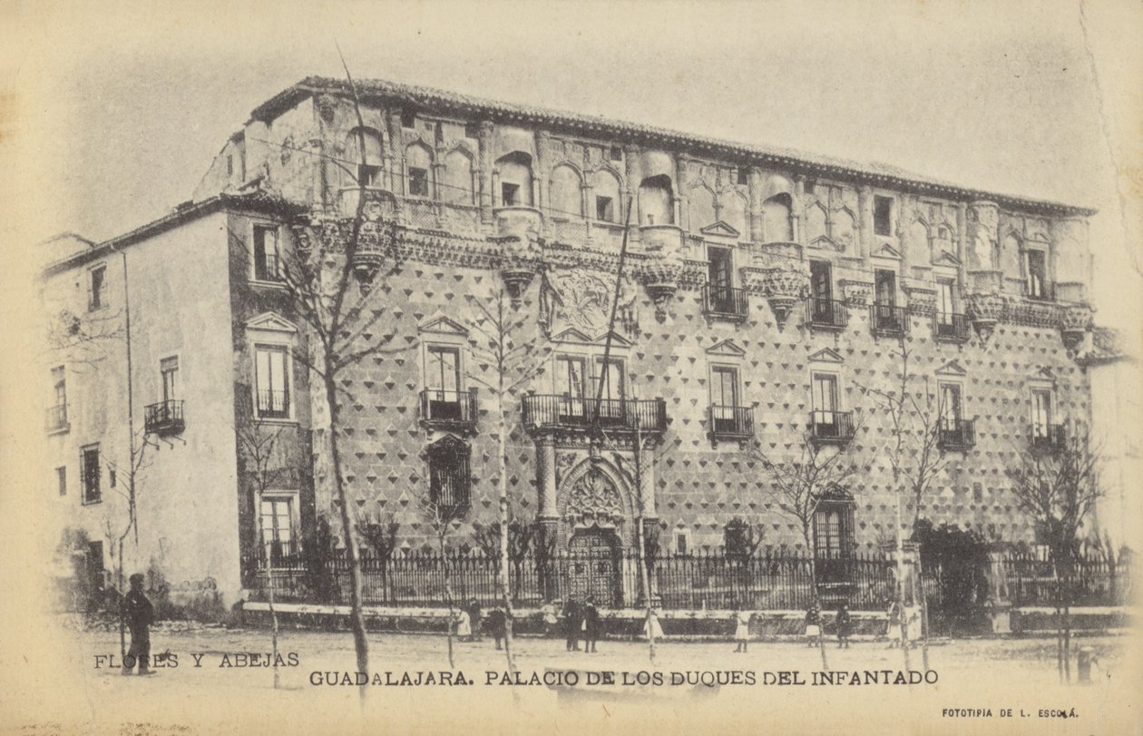 Palacio del Infantado, Gudalajara, Espagne (photo n/b) - Spanish Photographer