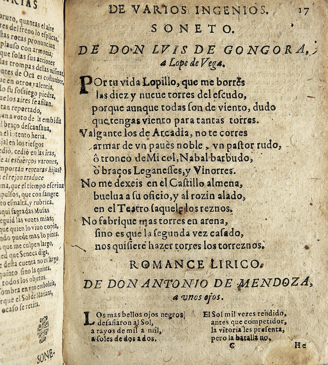 GOGOORA Y ARGOTE, Luis de (1561-1627). Poète espagnol du Siècle d