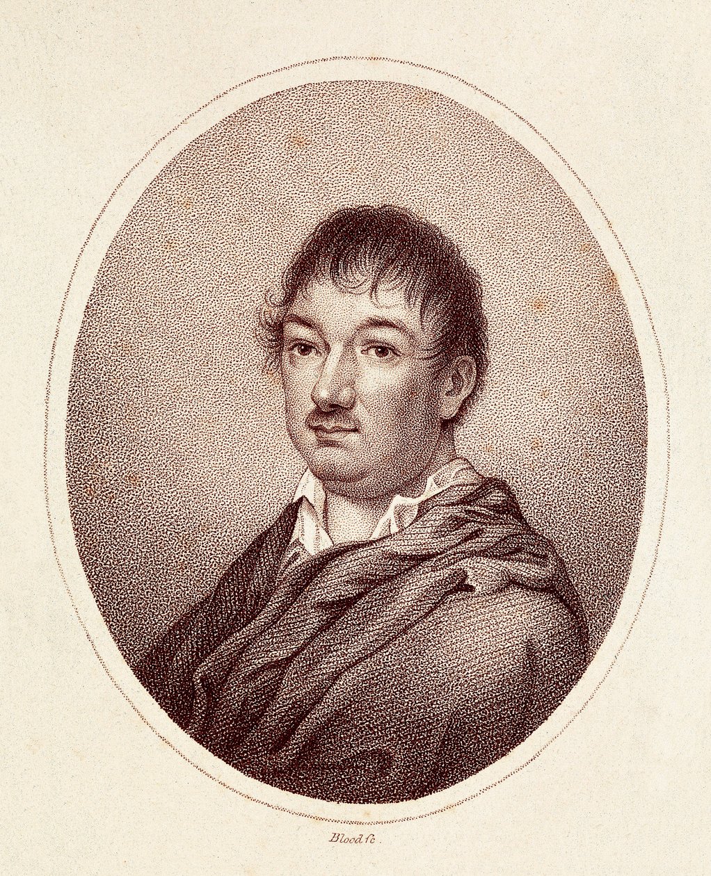 Portrait de Leandro Fernandez de Moratin (1760-1828), écrivain espagnol. Gravure XIXe siècle. Bibliothèque nationale de Madrid - Spanish School