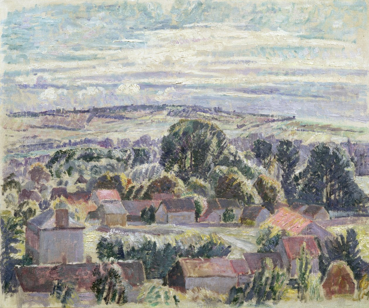 Un paysage anglais, c.1910 - Spencer Frederick Gore