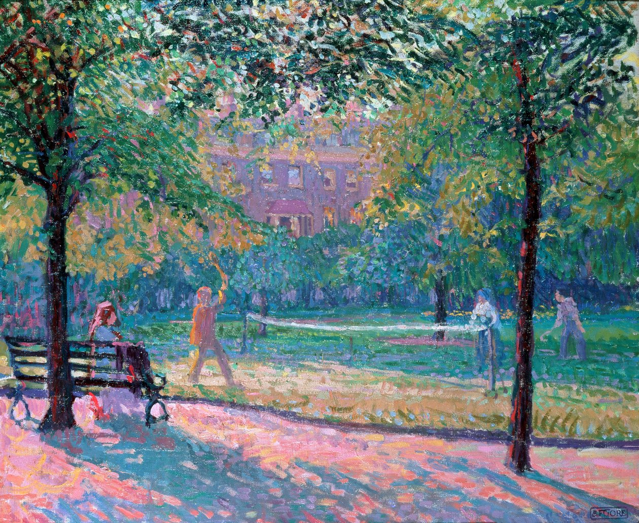 Partie de tennis - Spencer Frederick Gore