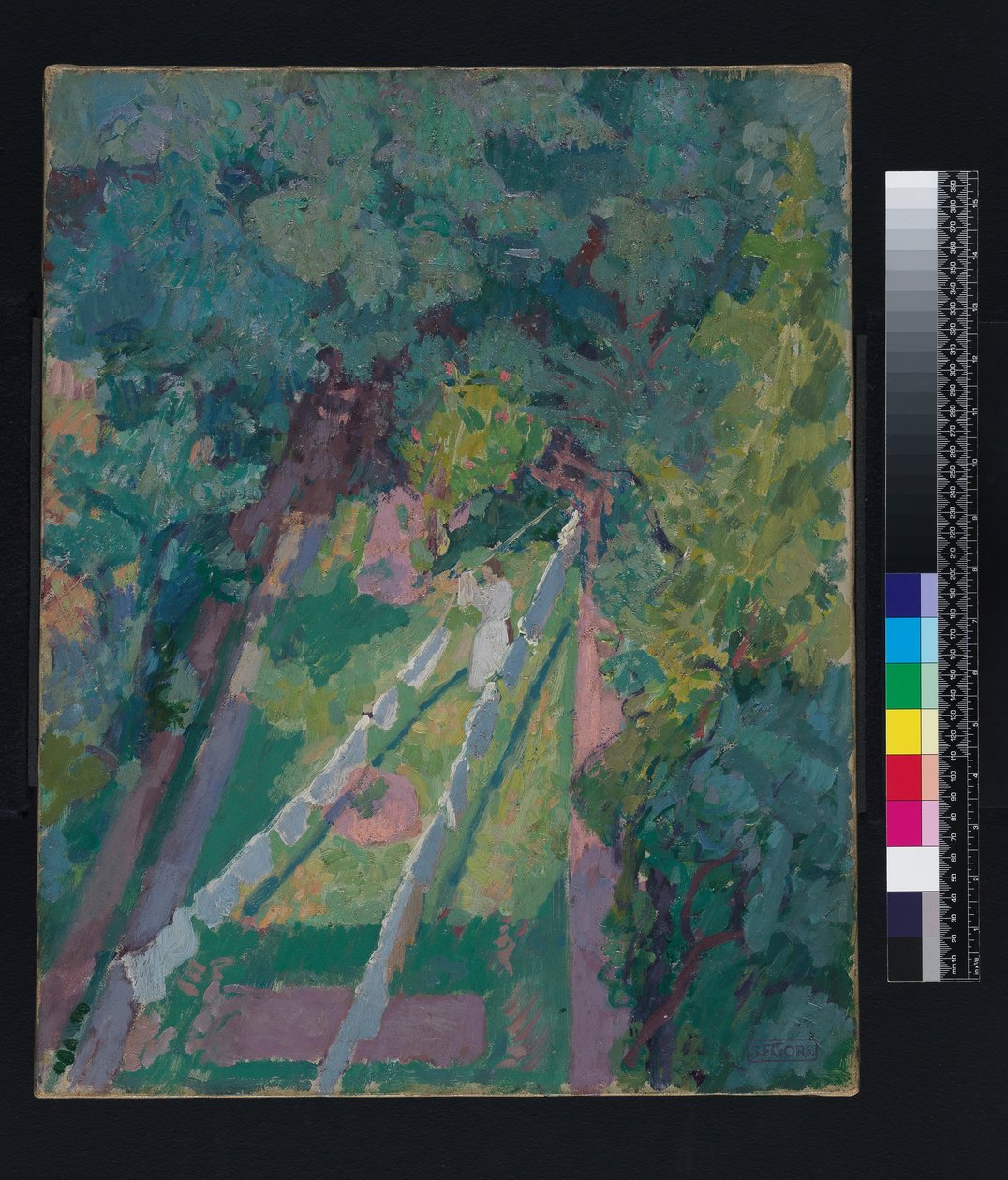 Vue depuis la fenêtre au 6 Cambrian Road, Richmond, avant 1914 - Spencer Frederick Gore
