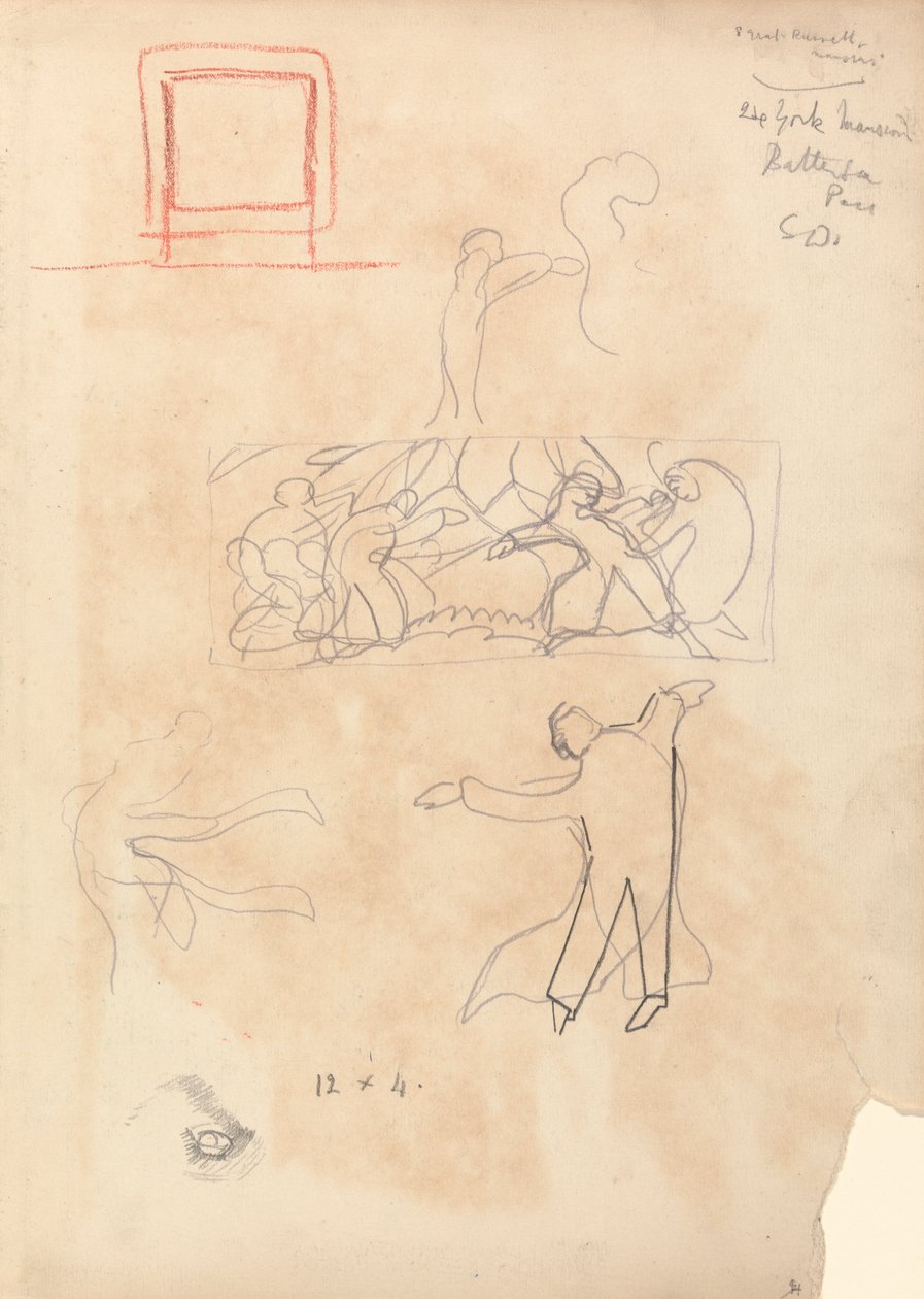 Cave of the Golden Calf: Étude de danseurs - Spencer Frederick Gore