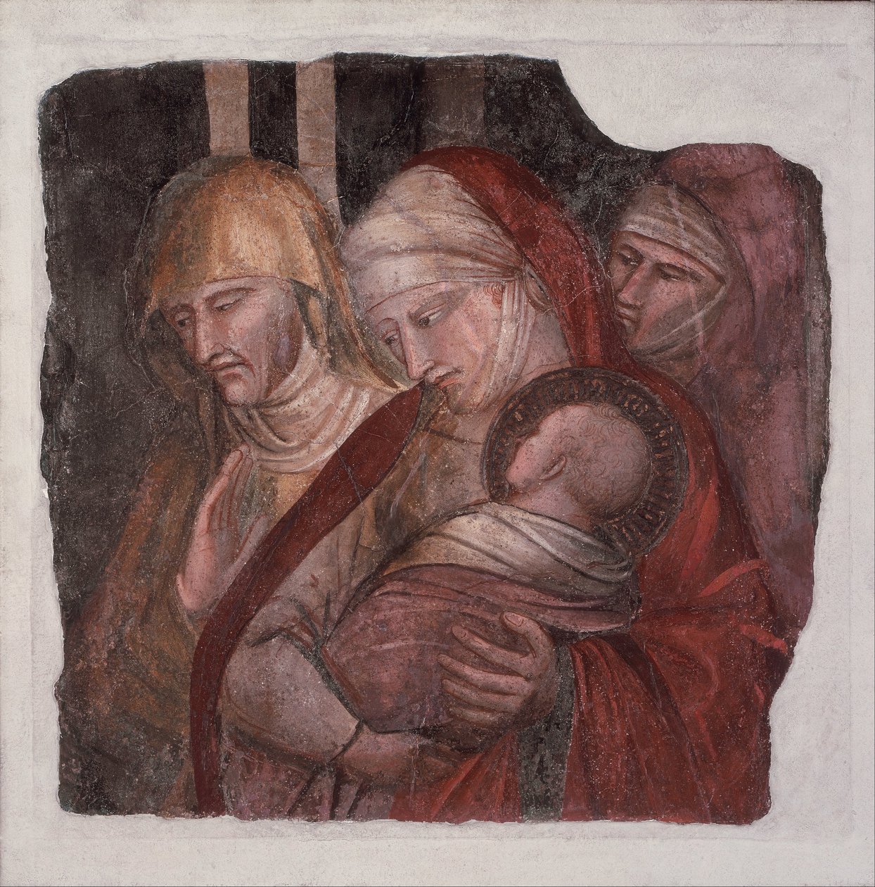 Le jeune Saint Jean-Baptiste présenté à Zacharie - Aretino Luca Spinello or Spinelli