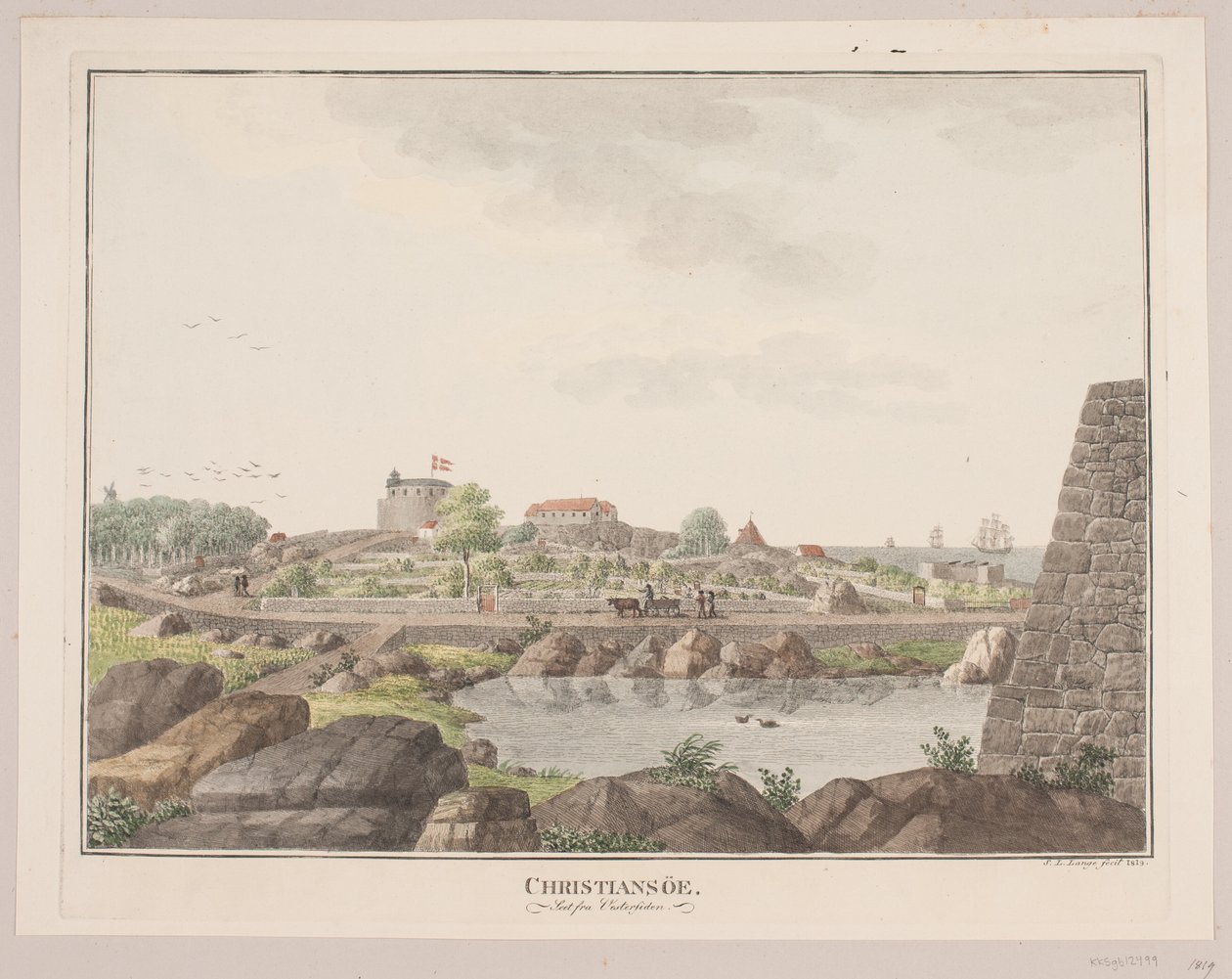 Christiansø. Vu du côté ouest - Søren L. Lange