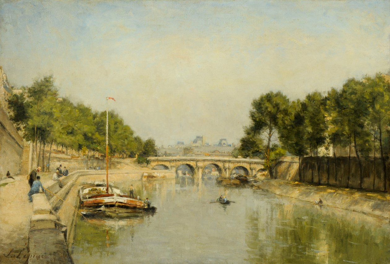 Les Rives de la Seine au Printemps - Stanislas Victor Edouard Lepine