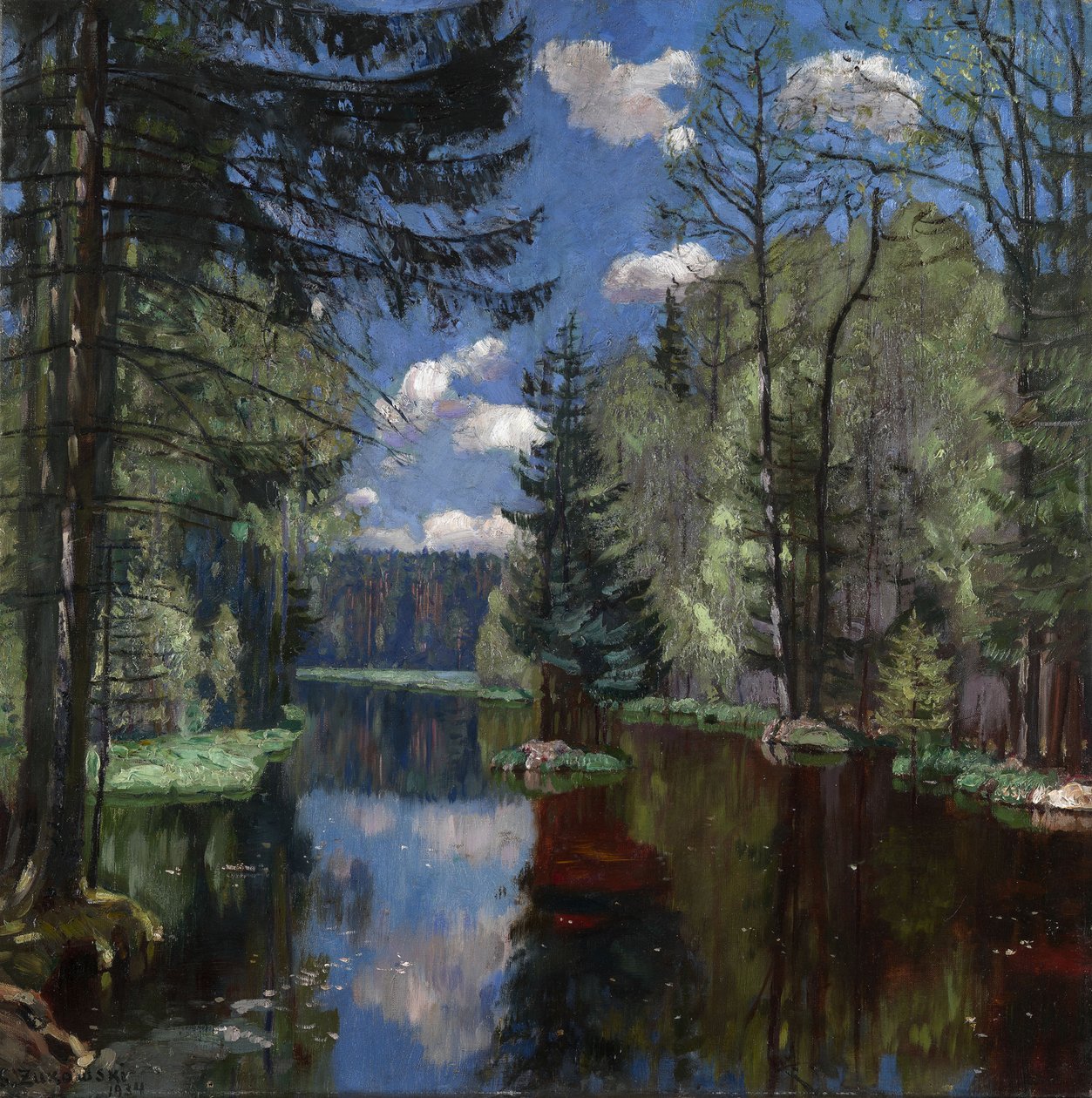 Lac forestier, 1934 - Stanislav Julianovic Zukovskij
