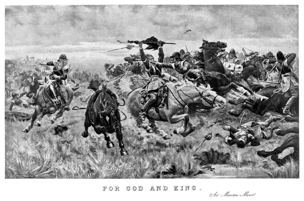 Pour Dieu et le Roi, à Marston Moor, 1644, 1893 - Stanley Berkeley