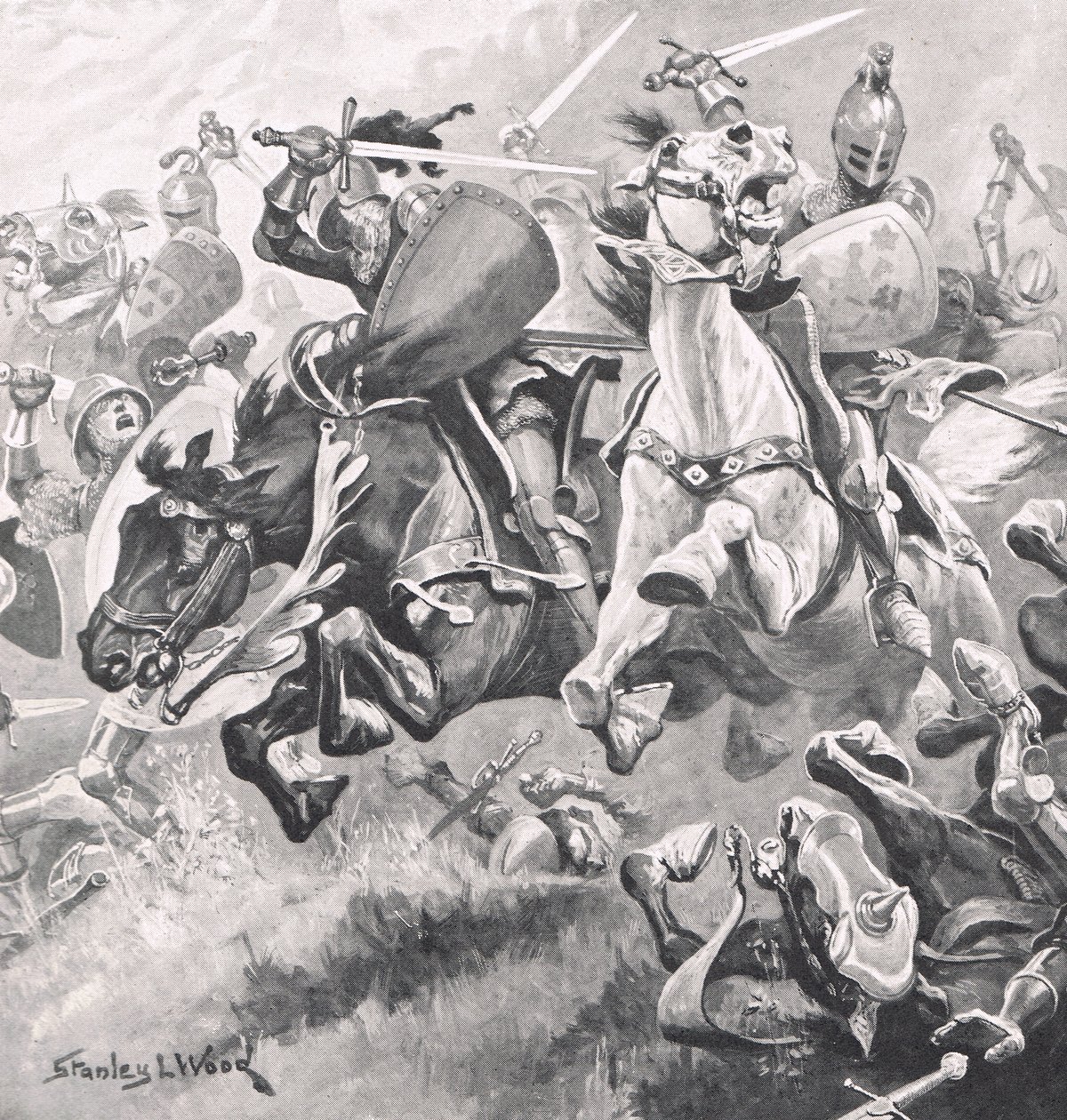 Bataille de Shrewsbury, 21 juillet 1403, illustration de 