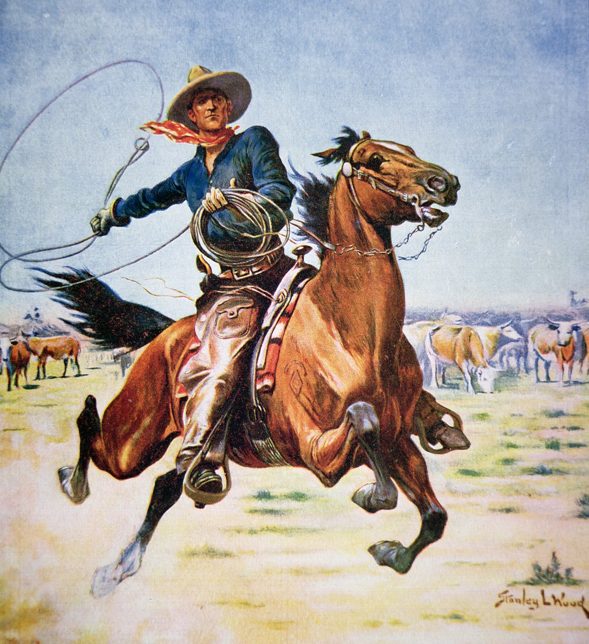 Cowboy du Texas - Stanley L. Wood